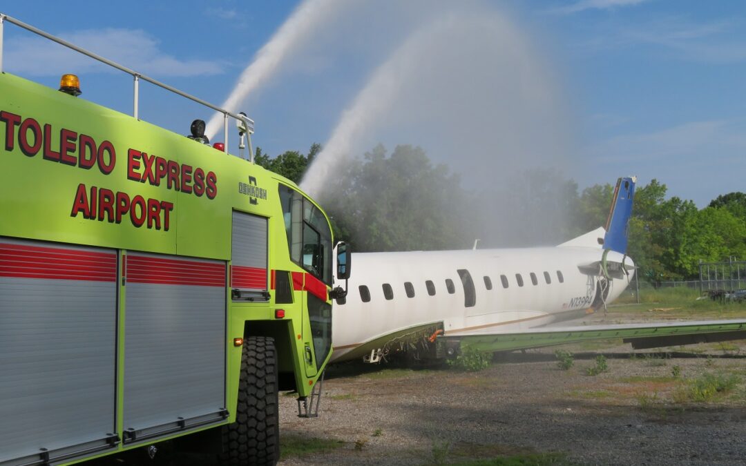 National Flight Services Donates Plane To Toledo Express Fire Department